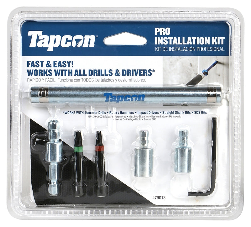 Tapcon 79013 Pro Installation Kit, Steel