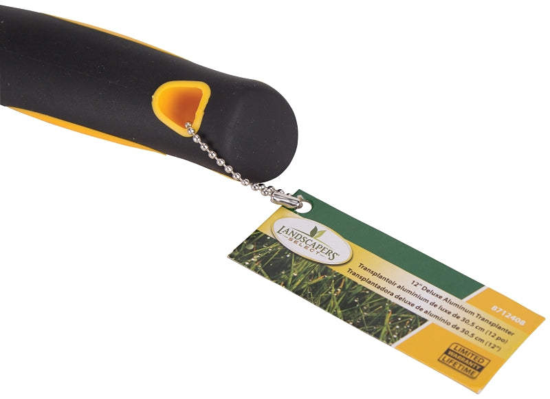 Landscapers Select GT956B Garden/Transplanting Trowel, 5-7/8 in L Blade, 2-1/8 in W Blade, Aluminum Blade, 12-1/2 in OAL