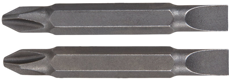 Irwin 3535252C Screwdriver Bit, #2 to 10 Drive, Phillips, Slotted Drive, 1/4 in Shank, Hex Shank, 2-3/8 in L, Steel