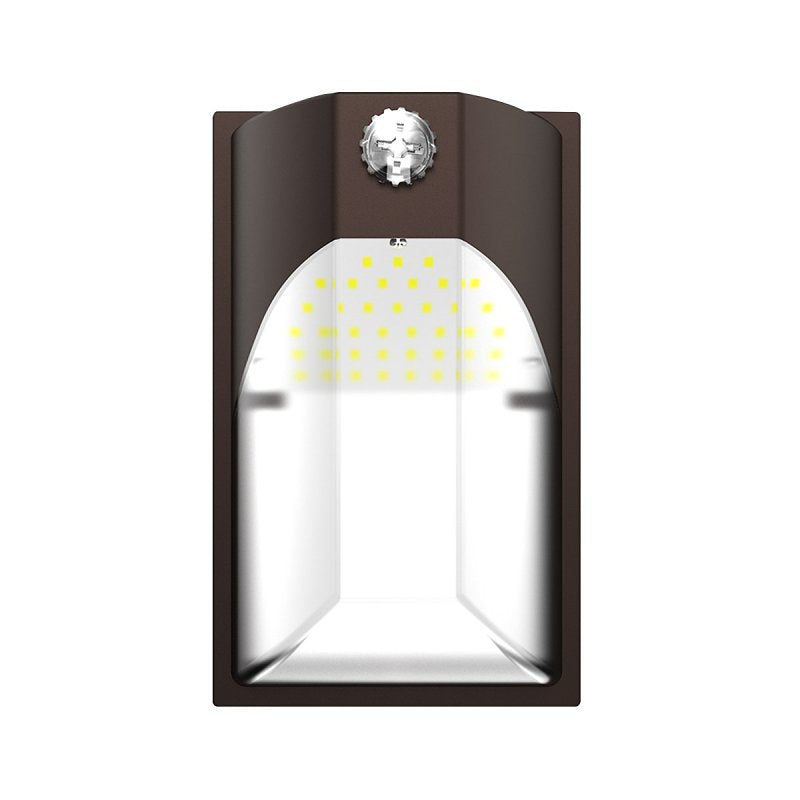 Halo EWP Series EWP15FSDBZ Entry Wall Pack, 12 W, 120 V, LED, 1659 Lumens, 5000 K, Polycarbonate
