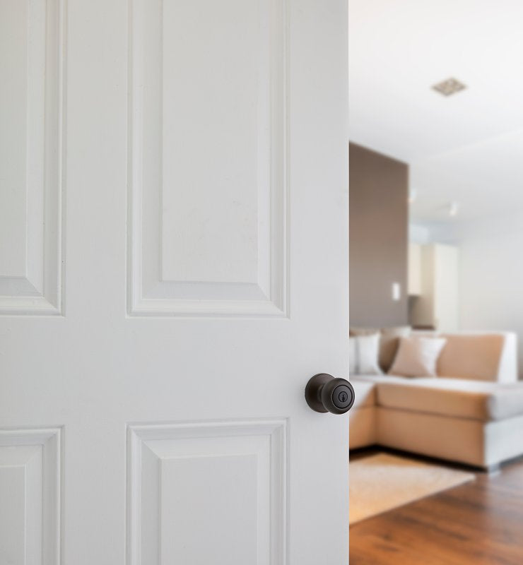Kwikset 400CV 11P 6AL RCS K3 Entry Knob, Venetian Bronze, Zinc, KW1 Keyway, Re-Key Technology: Smartkey, Residential