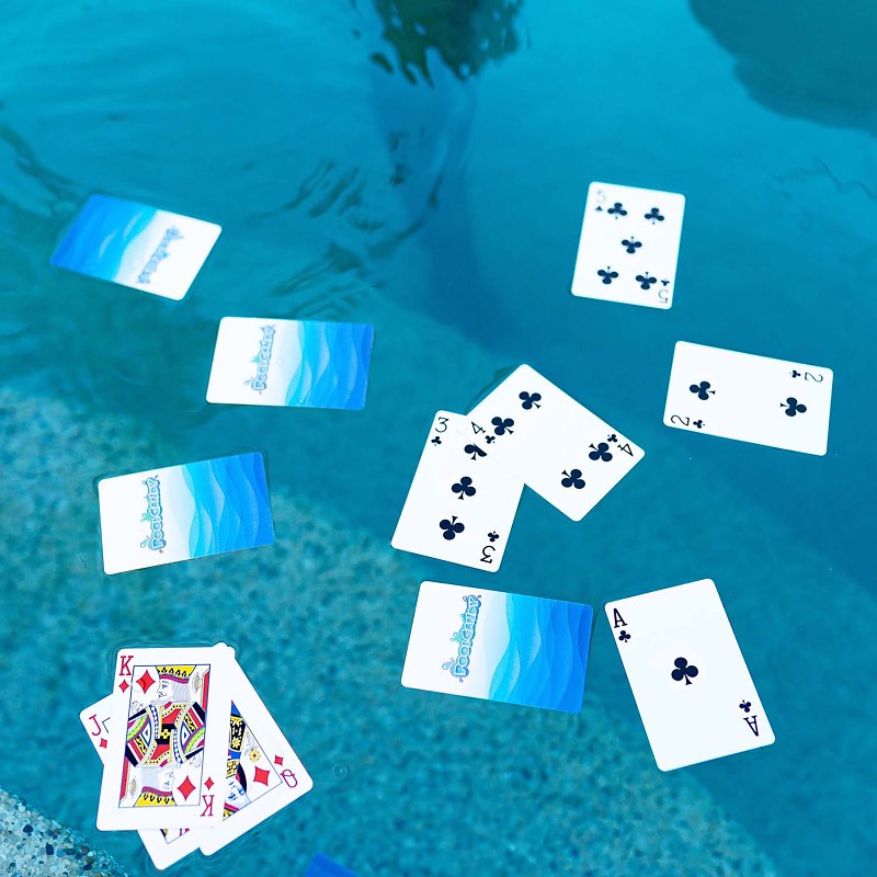PoolCandy PC3213TBL Game Table, Inflatable Profile, Square, Vinyl, Blue
