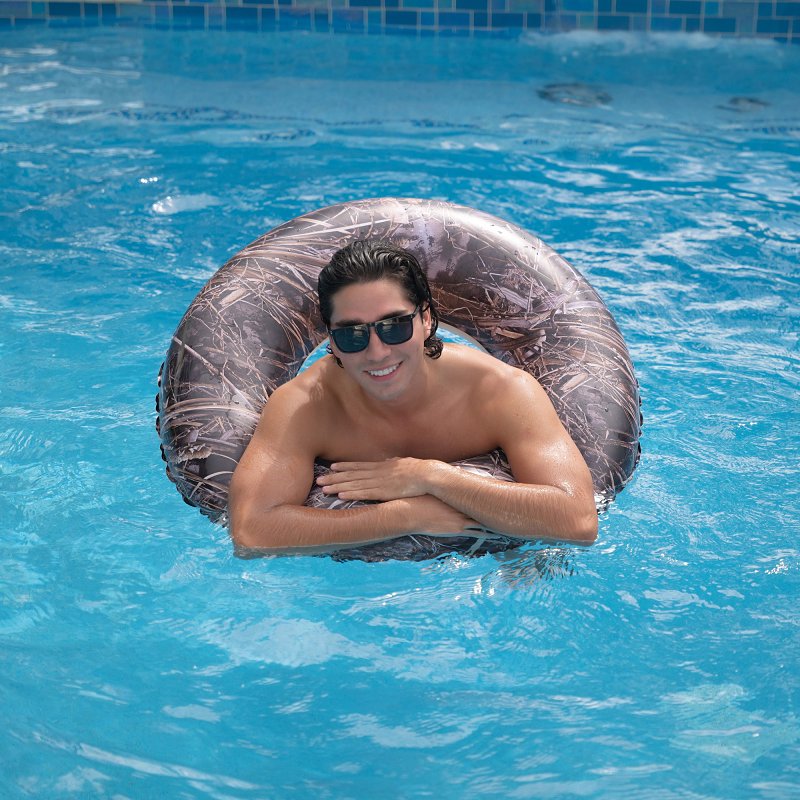 PoolCandy RealTree Max 7 Series RT2036MX7 Pool Tube, Inflatable Profile, Circular, PVC, Camo
