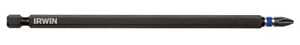 Irwin 1837460 Power Bit, #2 Drive, Phillips Drive, 1/4 in Shank, Hex Shank, 6 in L, S2 Steel, 1/PK