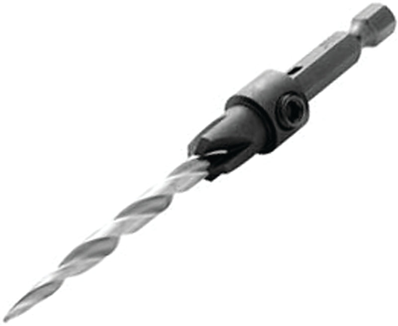 Irwin 1882793 Countersink Bit Set, Specifications: 1/4 in Shank, HSS, Includes: #6, #8, #10 Countersinks