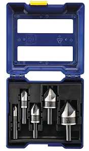 Irwin 1877793 Countersink Drill Bit, Specifications: 1/4 in Shank, Black Oxide, Includes: 1/4 in, 3/8 in Countersink