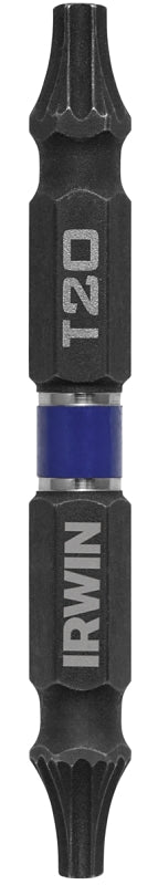 Irwin IWAF32DET15T202 Double-Ended Driver Bit, 1/4 in Shank, Hex Shank, 2-1/2 in L, Steel