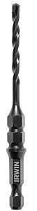 Irwin 1870565 Installer Bit, 5/32 in Dia, 4 in OAL, Spiral Flute, 2-Flute, 1/4 in Dia Shank, Quick Change Shank