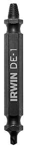 Irwin Impact SCREW-GRIP 1876221 Double End Screw Extractor, #1 Extractor, HSS