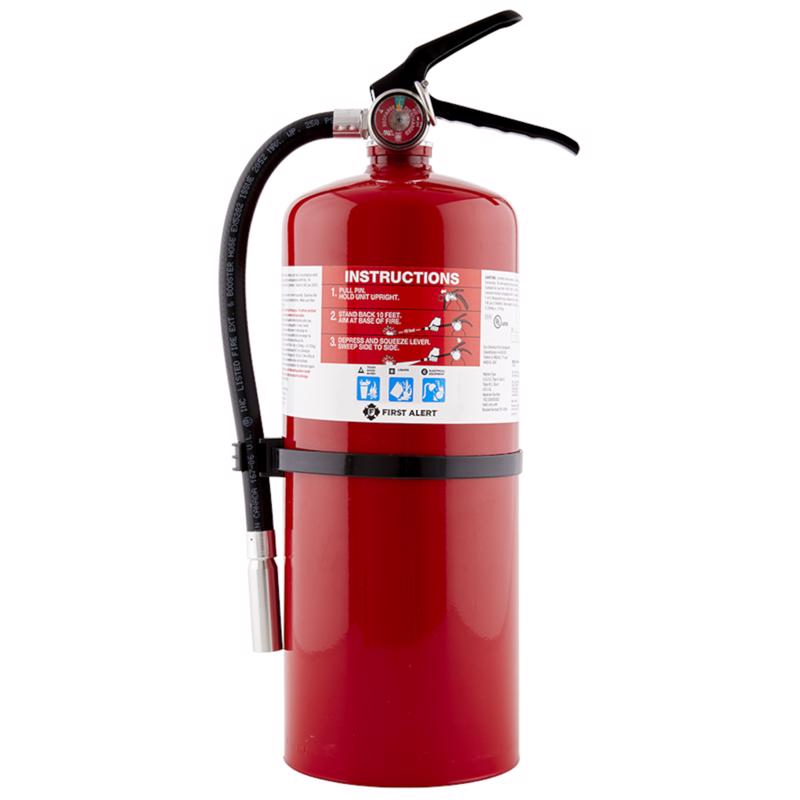 First Alert 10 lb Fire Extinguisher For Commercial US Coast Guard Agency Approval, Pack of 2