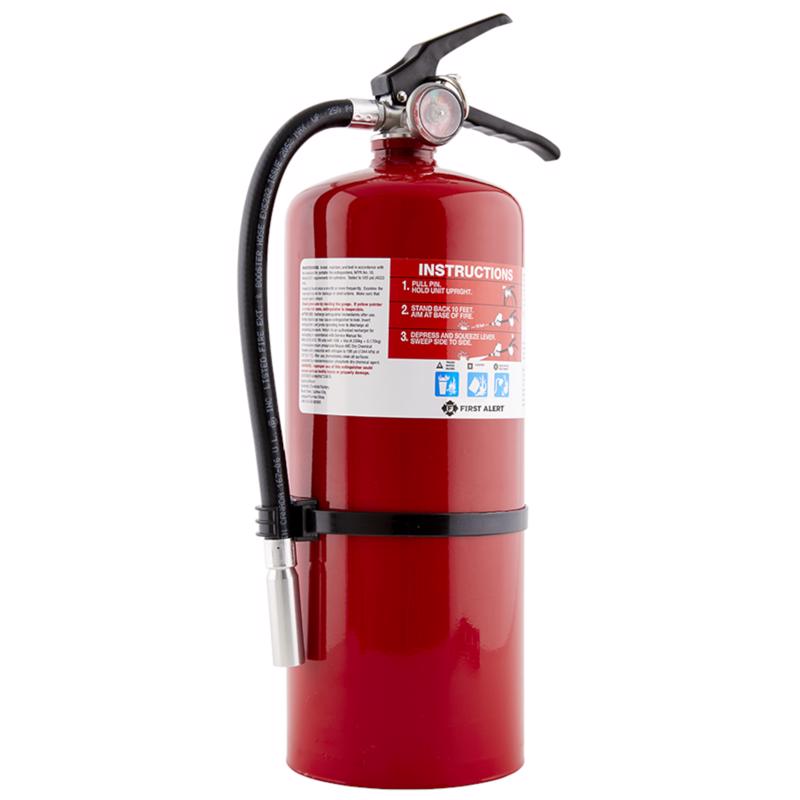 First Alert 10 lb Fire Extinguisher For Commercial US Coast Guard Agency Approval, Pack of 2