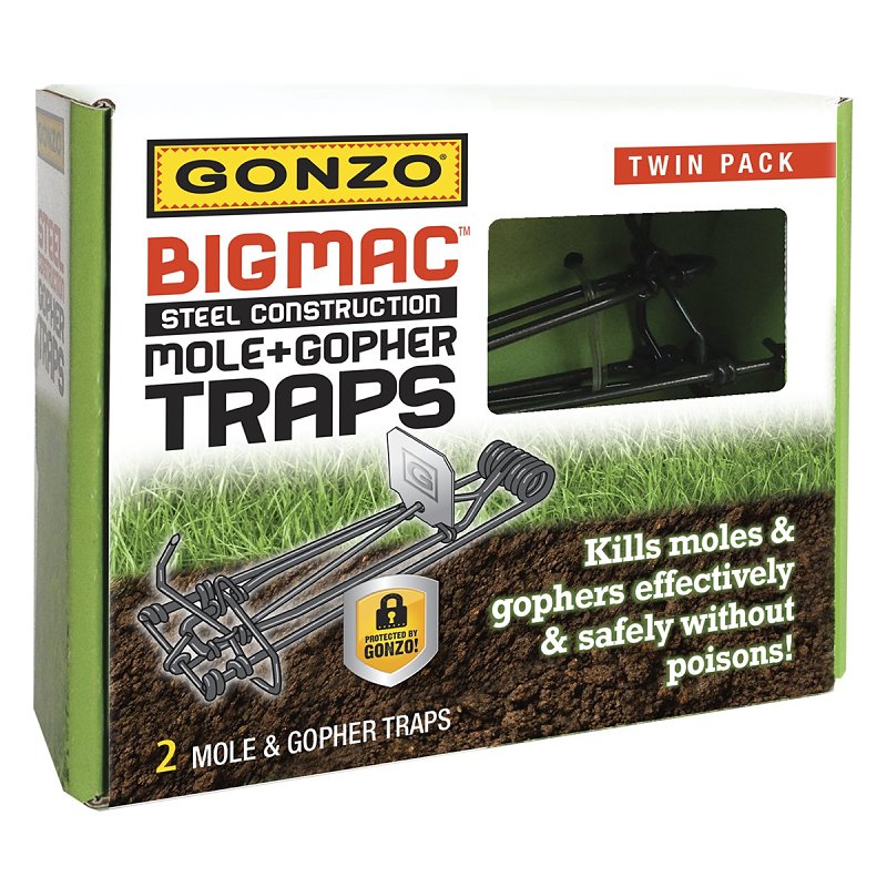 Gonzo 5000 Mole and Gopher Trap, 5-1/2 in L