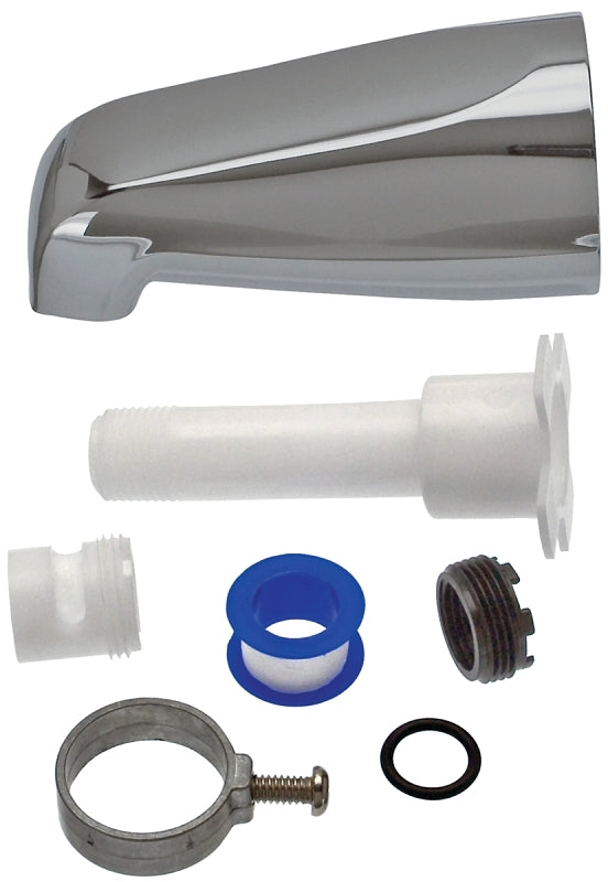 Danco 88702 Tub Spout, 3 in L, Metal, Chrome Plated