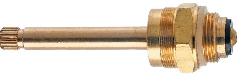 Danco 15526B Faucet Stem, Brass, Brass, 3-23/32 in L, For: Indiana Brass Two Handle Bath Faucets