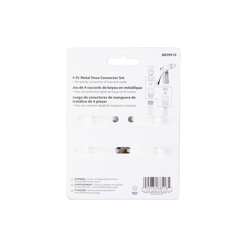 Landscapers Select GC-0025 Quick Connector Set, Female, Metal