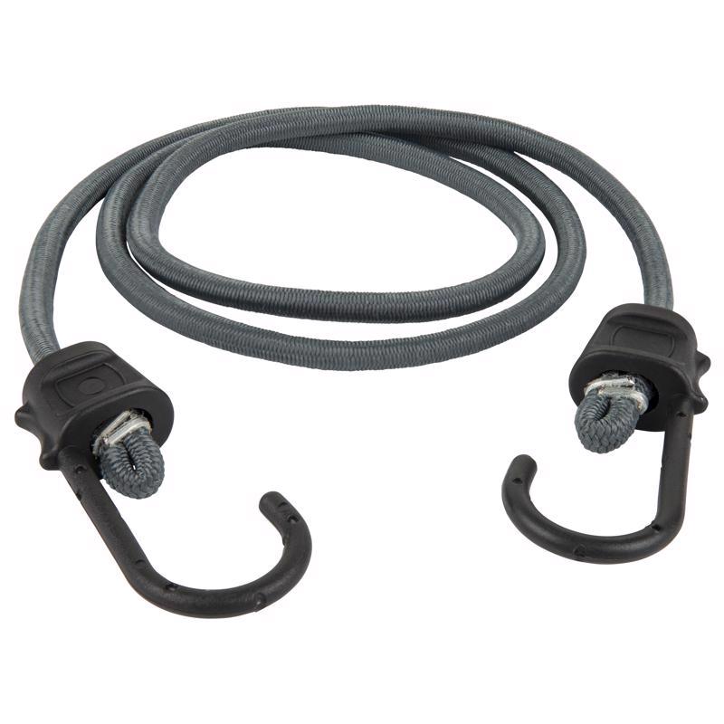 Keeper Black/Orange Bungee Cord 36 in. L X 0.374 in. 1 pk