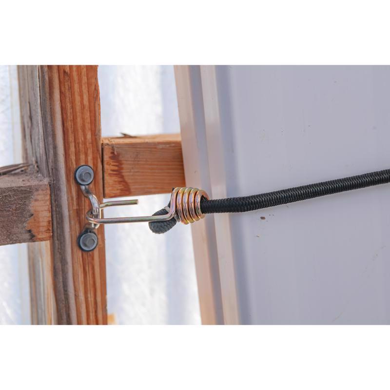 Keeper Gold Bungee Cord Hooks 5/32 in. L X 3/16 in. 4 pk, Pack of 10