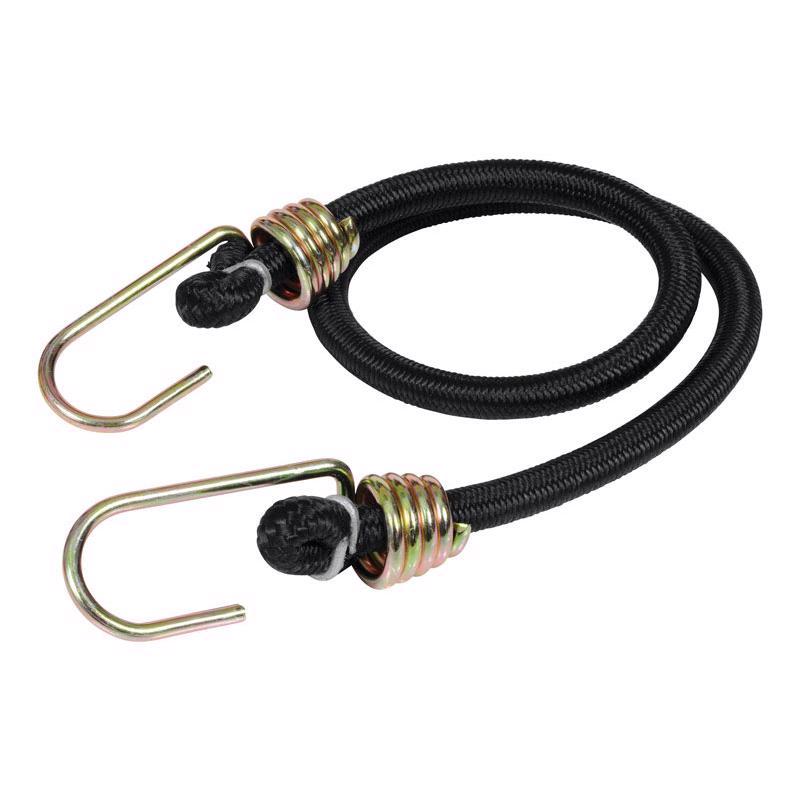 Keeper Black Bungee Cord 24 in. L X 0.374 in. 1 pk, Pack of 10
