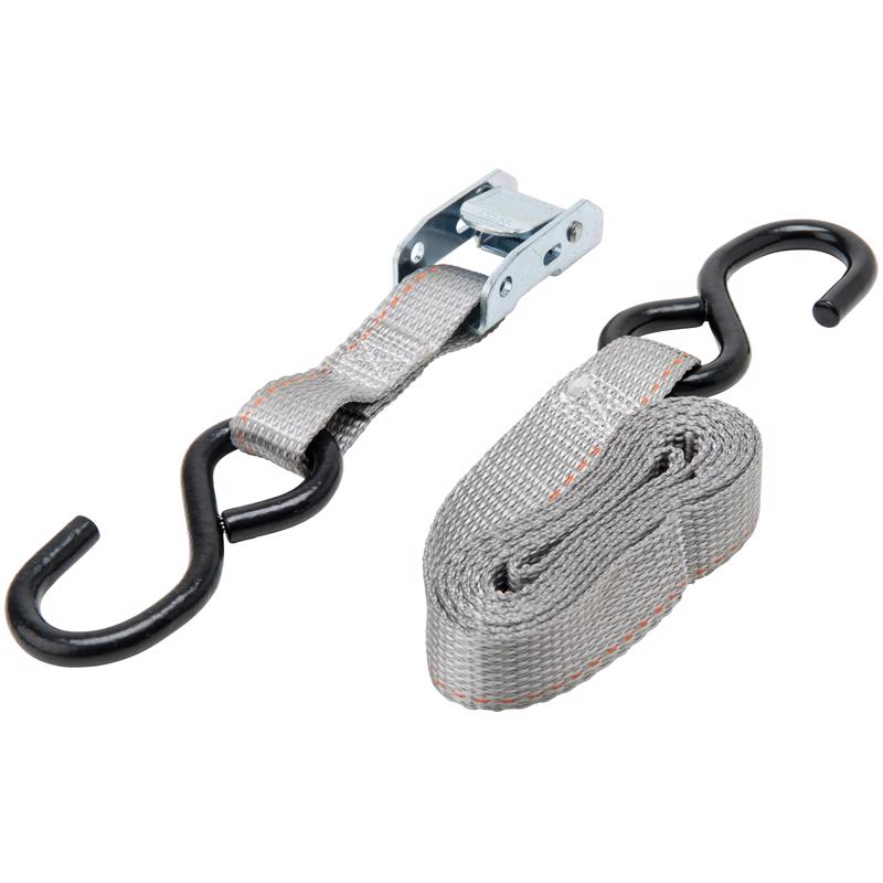 Keeper 1 in. W X 6 ft. L Gray Tie Down 400 lb 1 pk