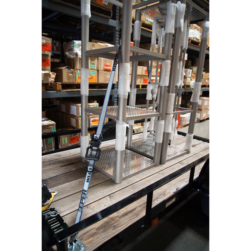 Keeper 1.5 in. W X 14 ft. L Gray Ratchet Tie Down Strap 1666 lb 1 pk