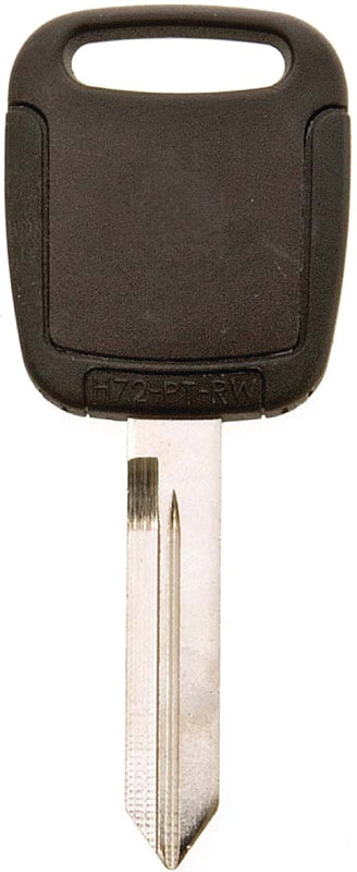Hy-Ko 18FORD100 Chip Key Blank, Brass/Plastic, Nickel, For: Ford Vehicle Locks