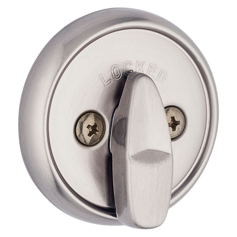 Kwikset 78015SMTRCAL/RCS Deadbolt, Different Key, Steel, Satin Nickel, 2-3/8, 2-3/4 in Backset, K3, SMT Keyway