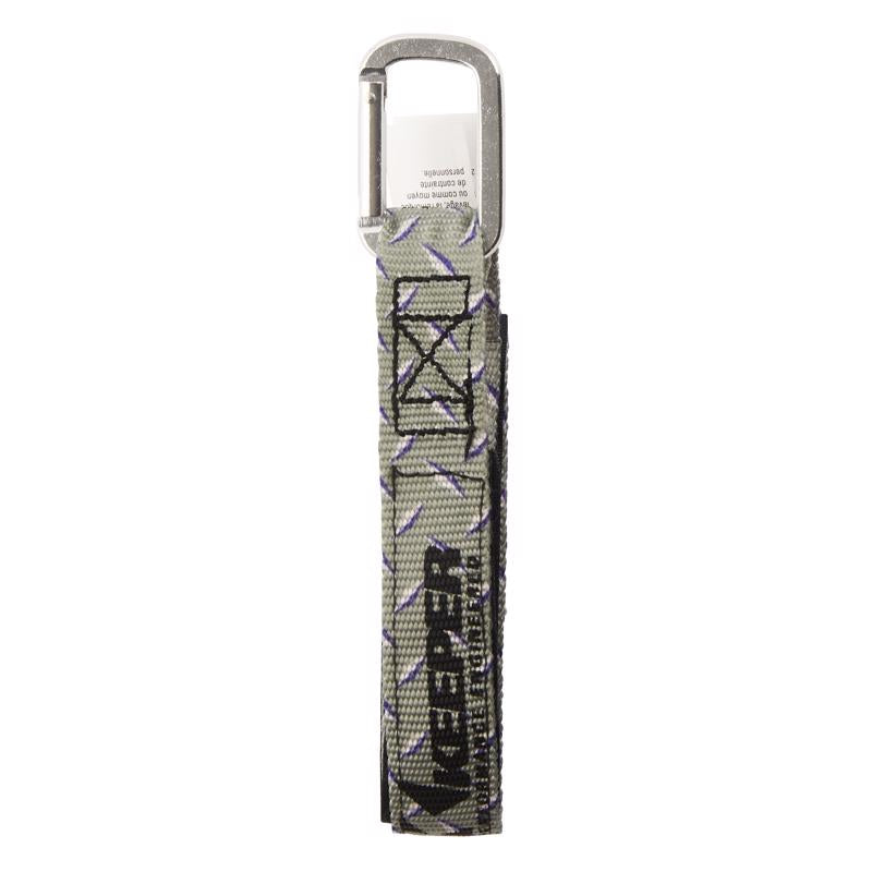 Keeper Wrap-It-Up 1 in. W X 6 in. L Gray Bundling Strap 0 lb 1 pk