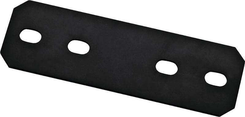National Hardware N351-453 Mending Plate, 9-1/2 in L, 3 in W, Low Carbon Steel, Powder-Coated, Carriage Bolt