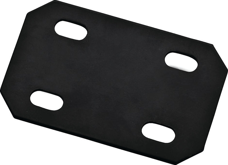 National Hardware N351-462 Mending Plate, 4.7 in L, 3 in W, 5/16 in, Low Carbon Steel, Powder-Coated, Carriage Bolt
