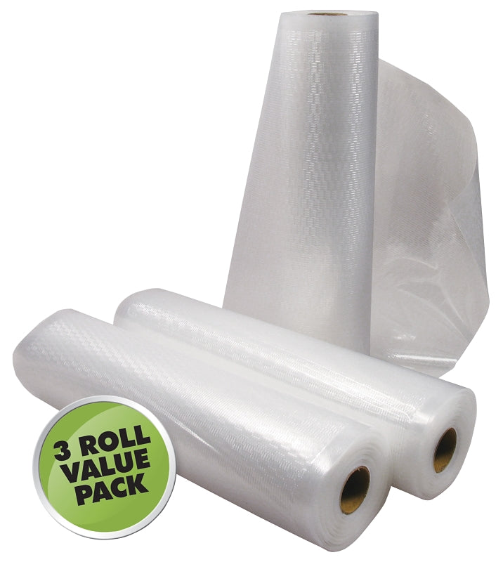 Weston 30-0202-W Vacuum Seal Bag, Plastic, Clear