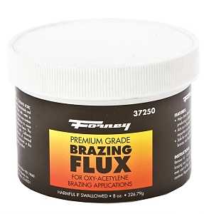 Forney 37250 Brazing Flux, 0.5 lb Re-Sealable Tube, Powder
