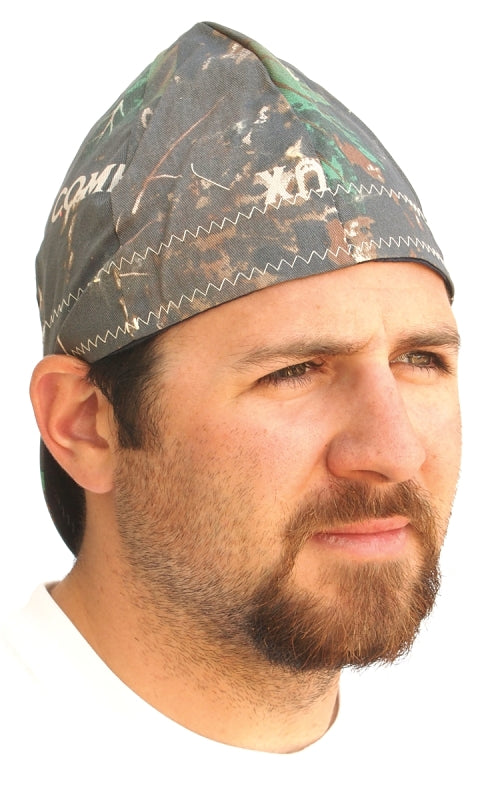 Forney 55817 Reversible Welding Cap, 7-3/8 in OAW, Cotton, Assorted