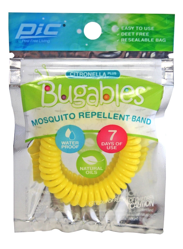 PIC Bugables BCBTS-200 Repellent Wrist Coil, Citronella, Pack of 50