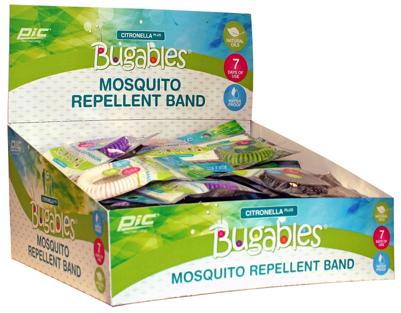 PIC Bugables BCBTS-200 Repellent Wrist Coil, Citronella, Pack of 50