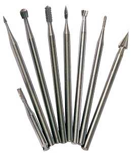 Forney 60237 Mini Burr Set, 1/8 in Shank, Steel Cutting Edge