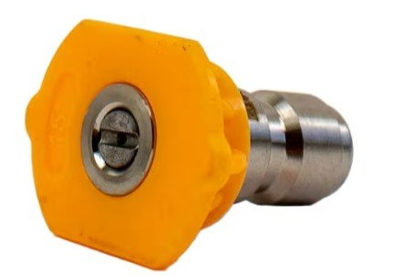 Forney 75152 Chiseling Spray Nozzle, 15 deg Angle, Quick-Connect, Stainless Steel