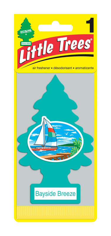 Little Trees Bayside Breeze Scent Car Air Freshener Solid 1 pk, Pack of 24