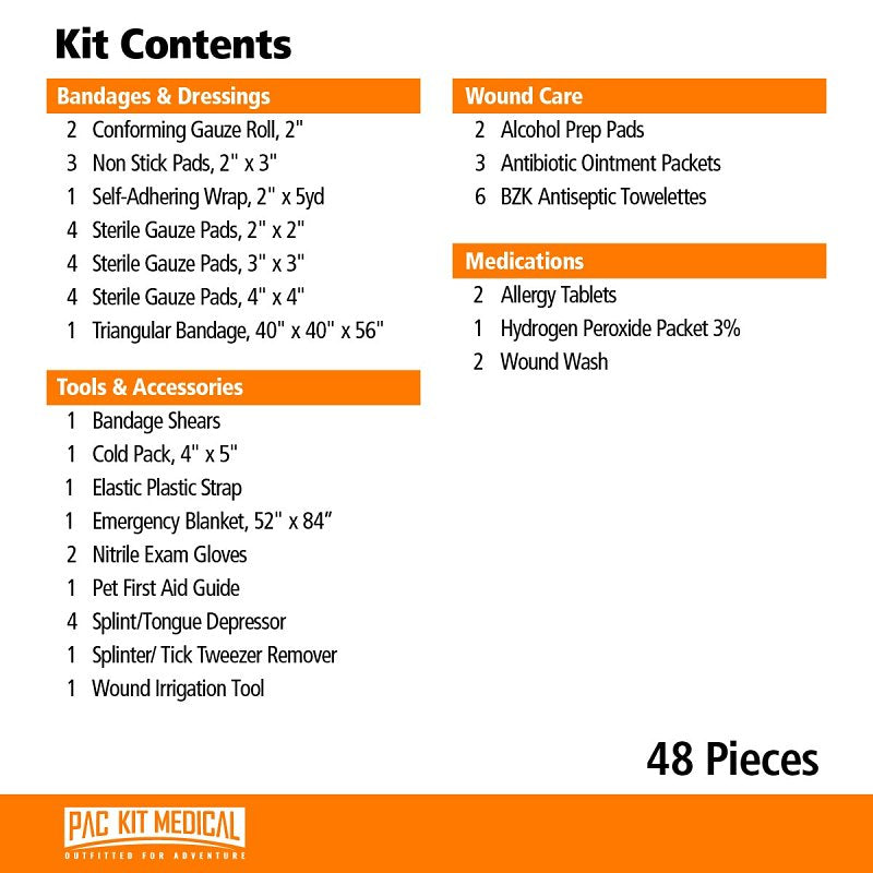 First Aid Only Pac-Kit 96017 Large Pet First Aid Kit