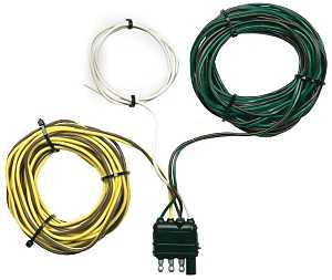 Hopkins 48245 Trailer Wiring Connector, Multi-Color Sheath, 20 ft L