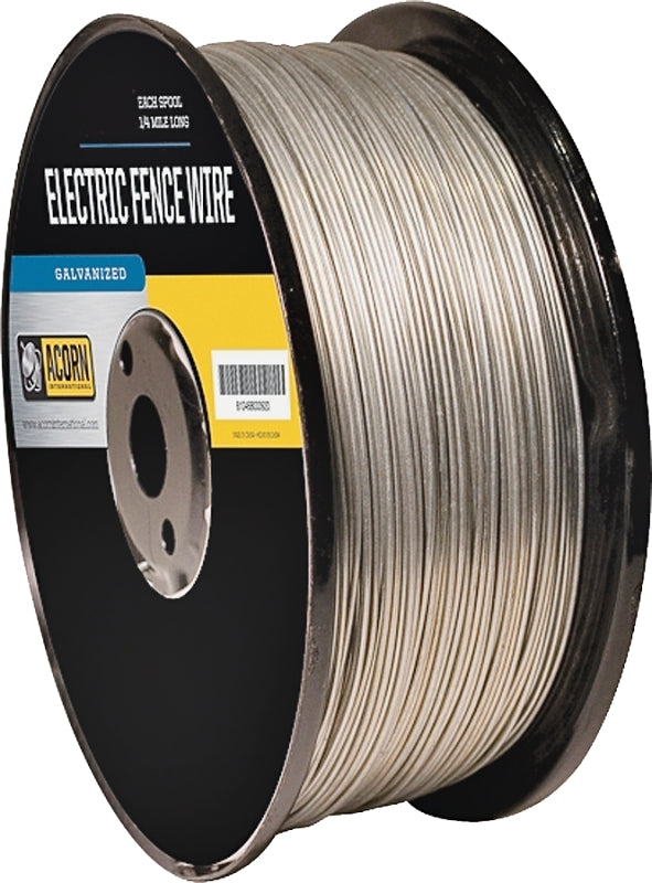 Acorn Hardware EFW1414 Electric Fence Wire, 14 ga Wire, Metal Conductor, 1/4 mile L