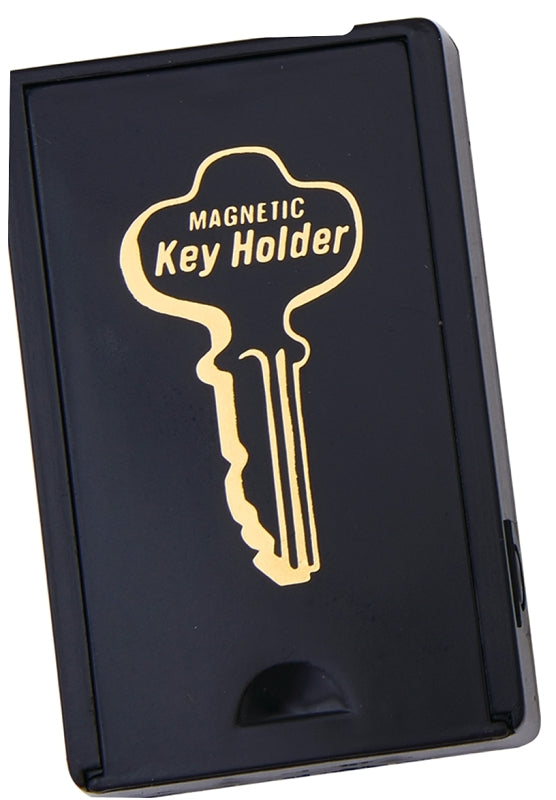 Hy-Ko KC199 Magnetic Key Holder, Plastic, Black, 3-3/4 in W, 5-1/2 in H, Pack of 5