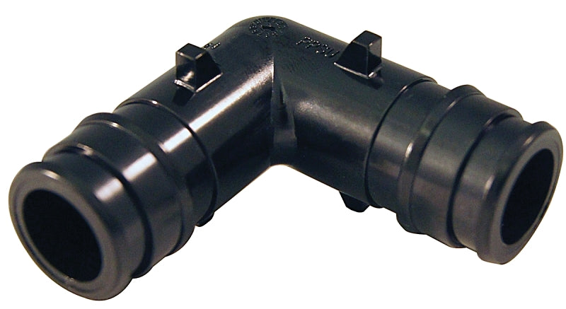 Apollo ExpansionPEX Series EPXPAE1210PK Pipe Elbow, 1/2 in, Barb, PEX-A, 90 deg Angle, Poly Alloy, 200 psi Pressure