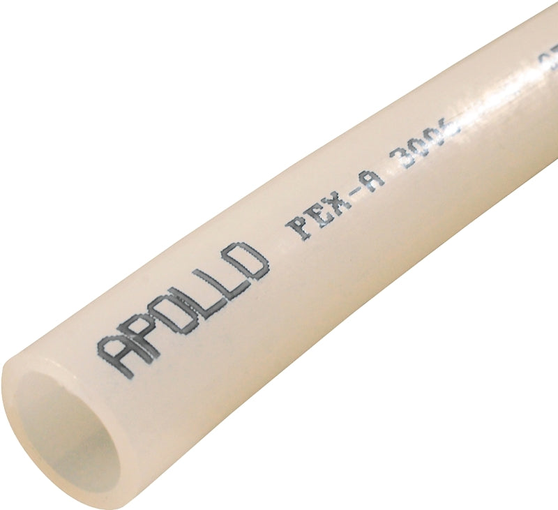 Apollo EPPW10012 PEX-A Pipe Tubing, 1/2 in, Polyethylene, White, 100 ft L