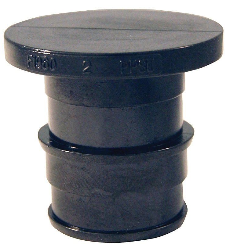 Apollo ExpansionPEX Series EPXPAP1210PK Pipe Plug, 1/2 in, Barb, PEX-A, Poly Alloy, Black