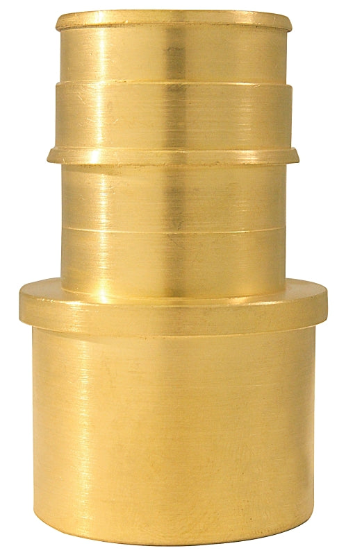 Apollo ExpansionPEX Series EPXFSA11 Pipe Adapter, 1 in, Barb x Female Sweat, PEX-A, Brass, 200 psi Pressure