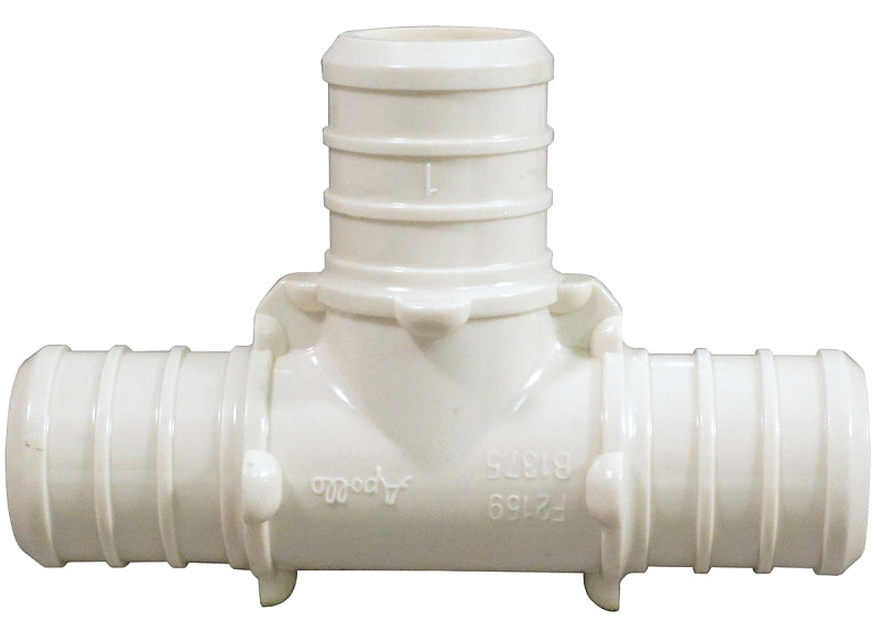 Apollo ApolloPEX Series PXPAT125PK Pipe Tee, 1/2 in, Barb, PEX-B, Poly Alloy, 200 psi Pressure