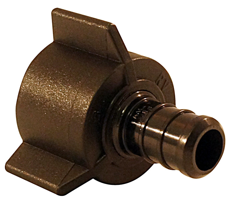 Apollo ApolloPEX Swivel Adapter Series PXPAF1212S5PK Swivel Pipe Adapter, 1/2 in, Barb x FPT, PEX-A, Poly Alloy