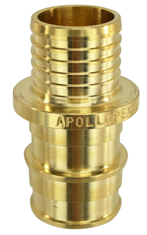 Apollo ExpansionPEX Series EPXBC3434 Coupling, 3/4 in, Barb, PEX-A, Brass, 200 psi Pressure