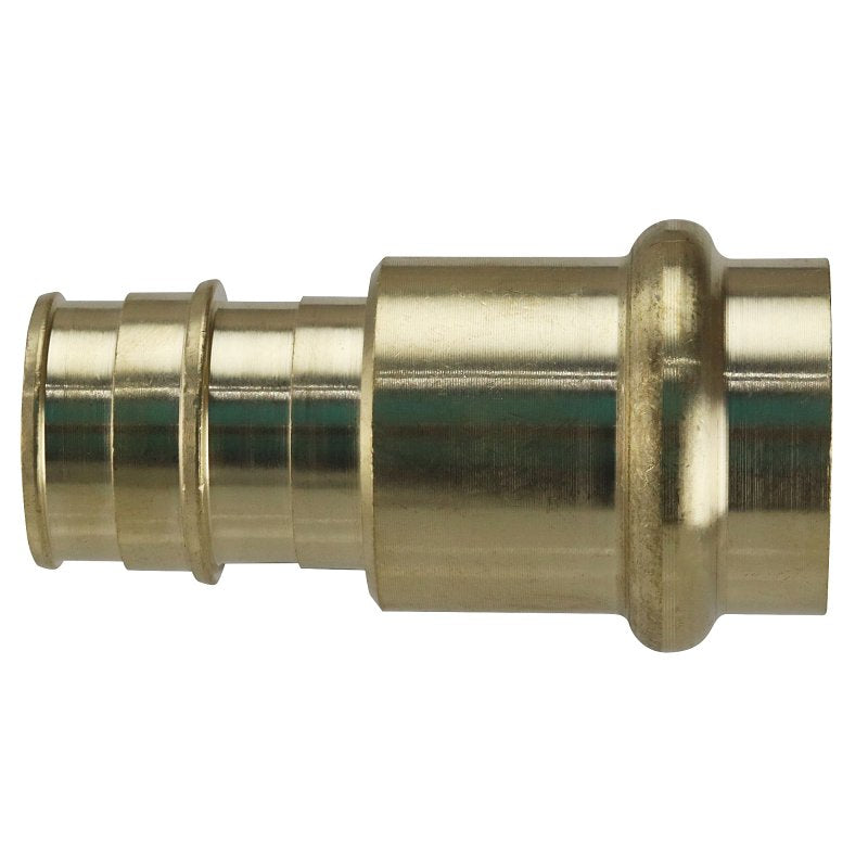 Apollo EPXPR3434 Adapter, 3/4 in, Barb x Press Fit, PEX-A, Brass, 200 psi Pressure