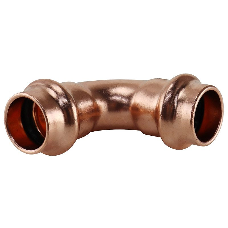 Apollo XPRE12 Elbow, 1/2 in, Press-Fit, 90 deg Angle, Copper, 300 psi Pressure